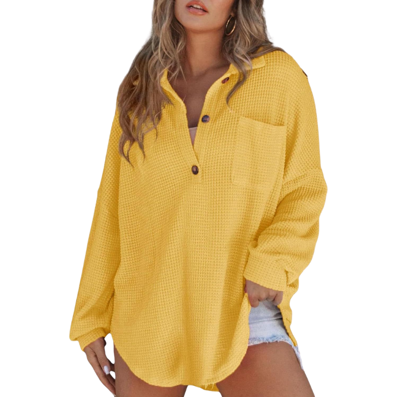 FLEUR™ | Lightweight Button Blouse
