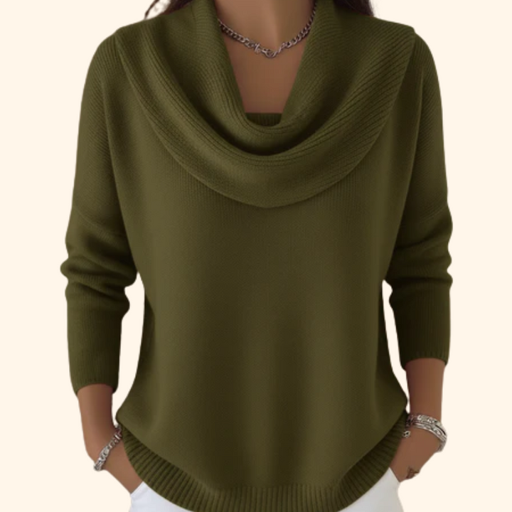 Eliza | Elegant Collared Sweater