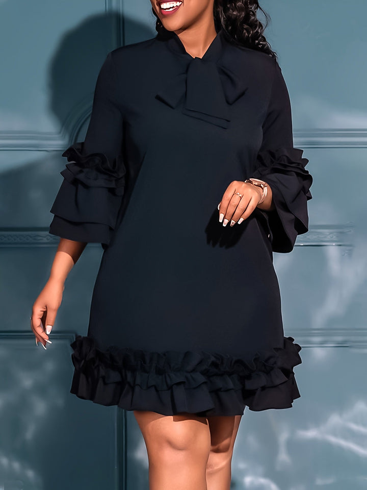Heaven | Bold Ruffled Dress