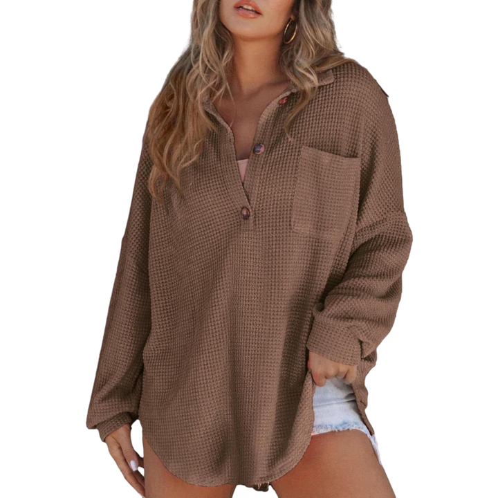 FLEUR™ | Lightweight Button Blouse