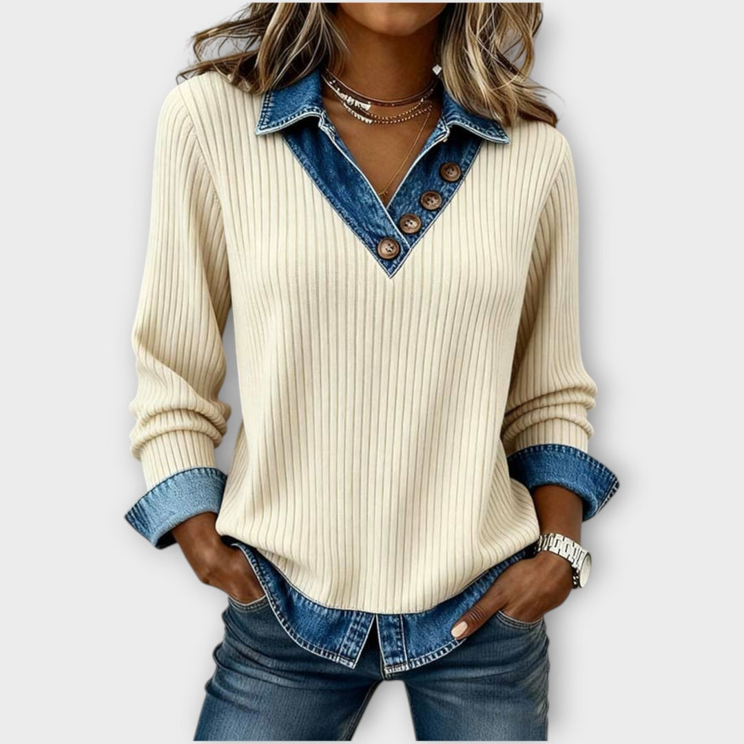 Anahi-Jean trim jacket
