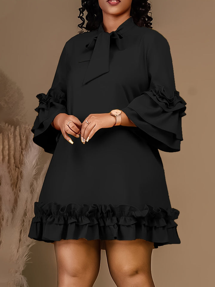 Heaven | Bold Ruffled Dress