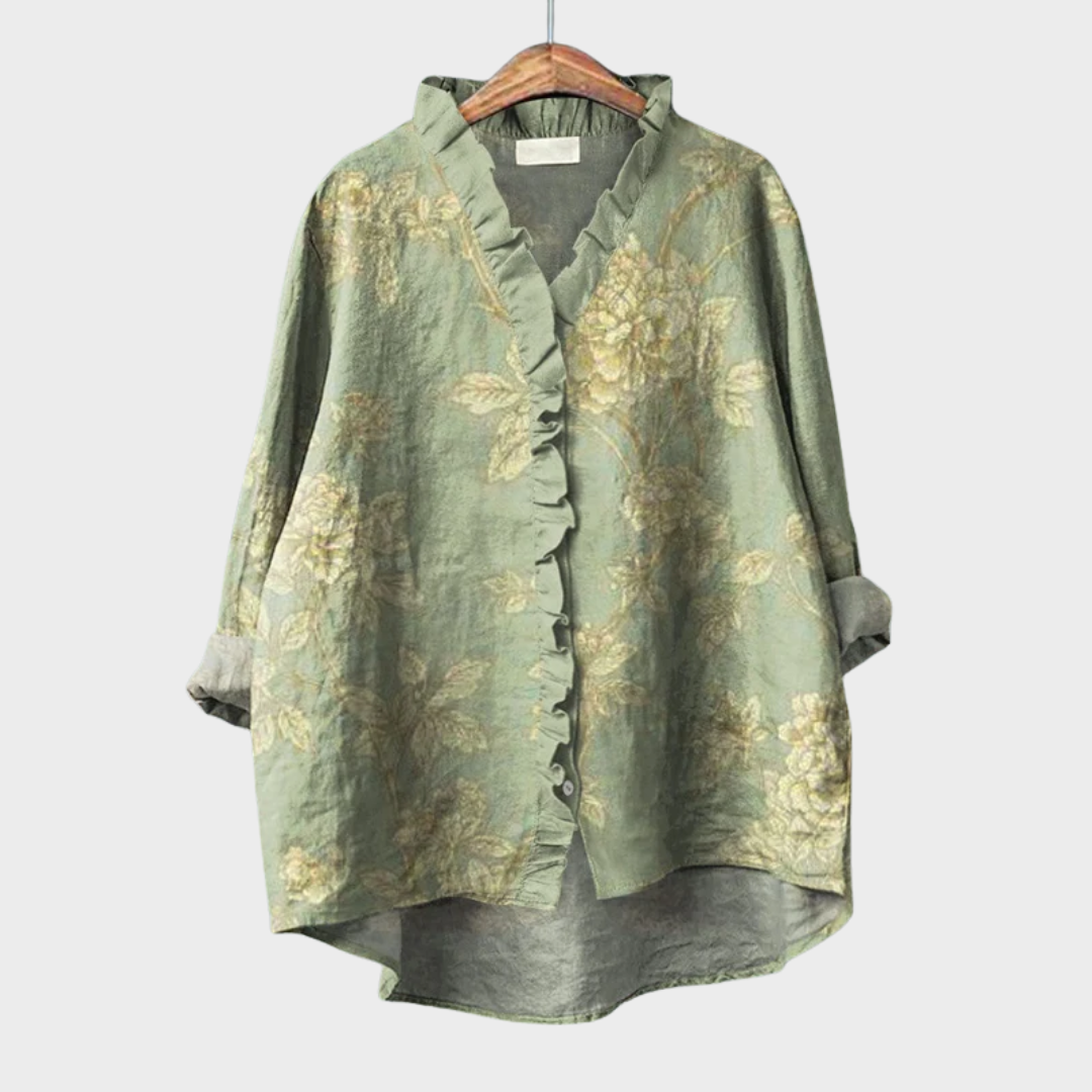Amélie — Elegant Summer Blouse by Avelisse Toronto