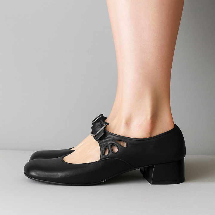 Elena — Orthopedic Leather Flats by Avelisse Toronto
