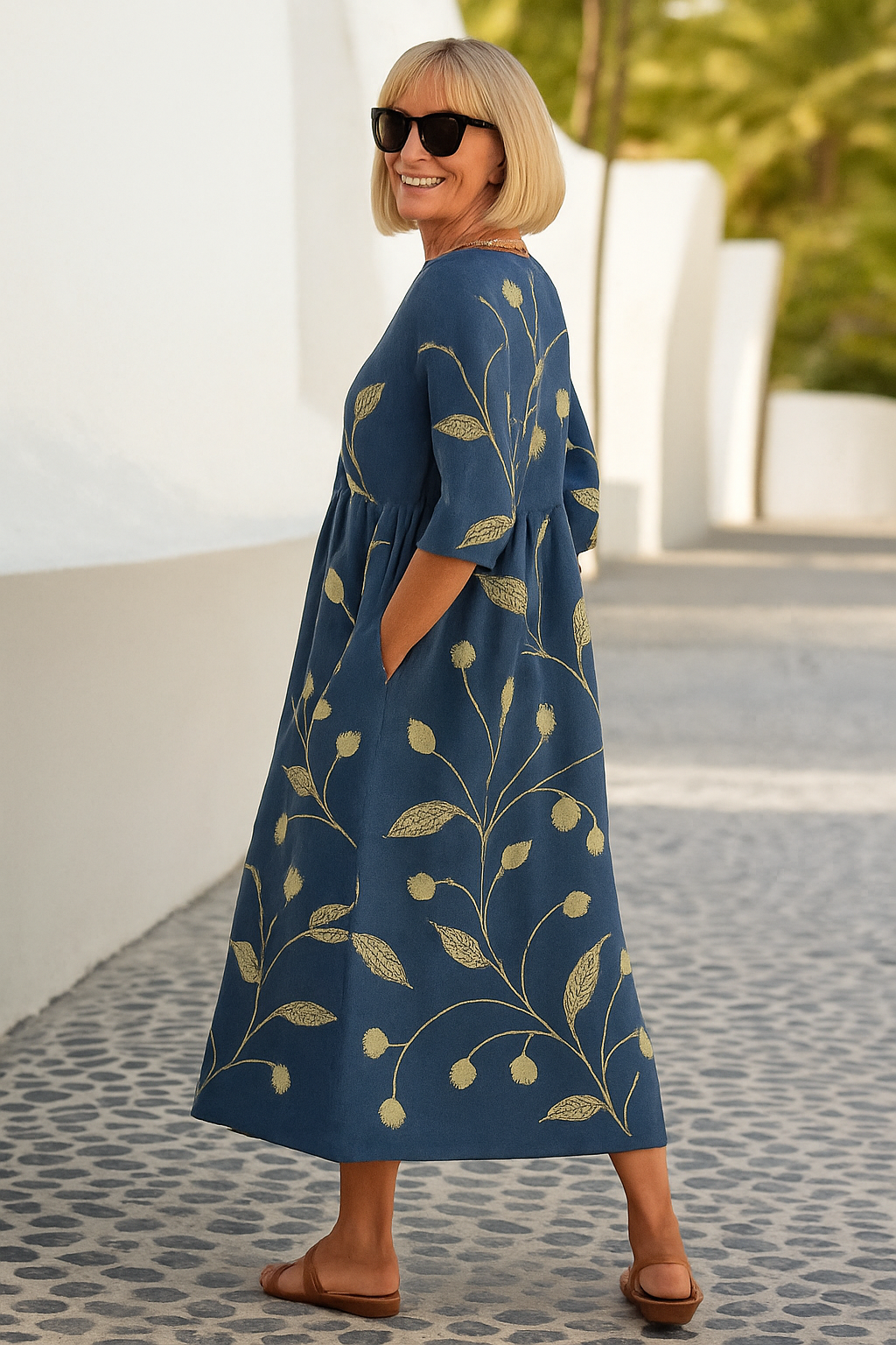 Leah | Midi Dress - Effortless Comfort