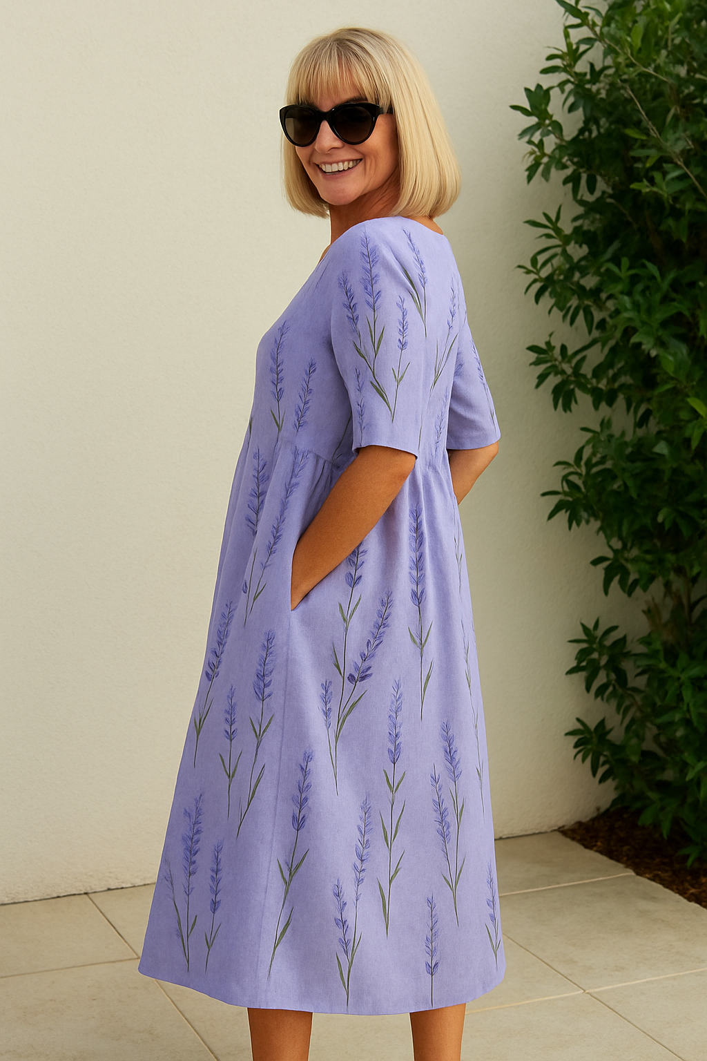 Leah | Midi Dress - Effortless Comfort