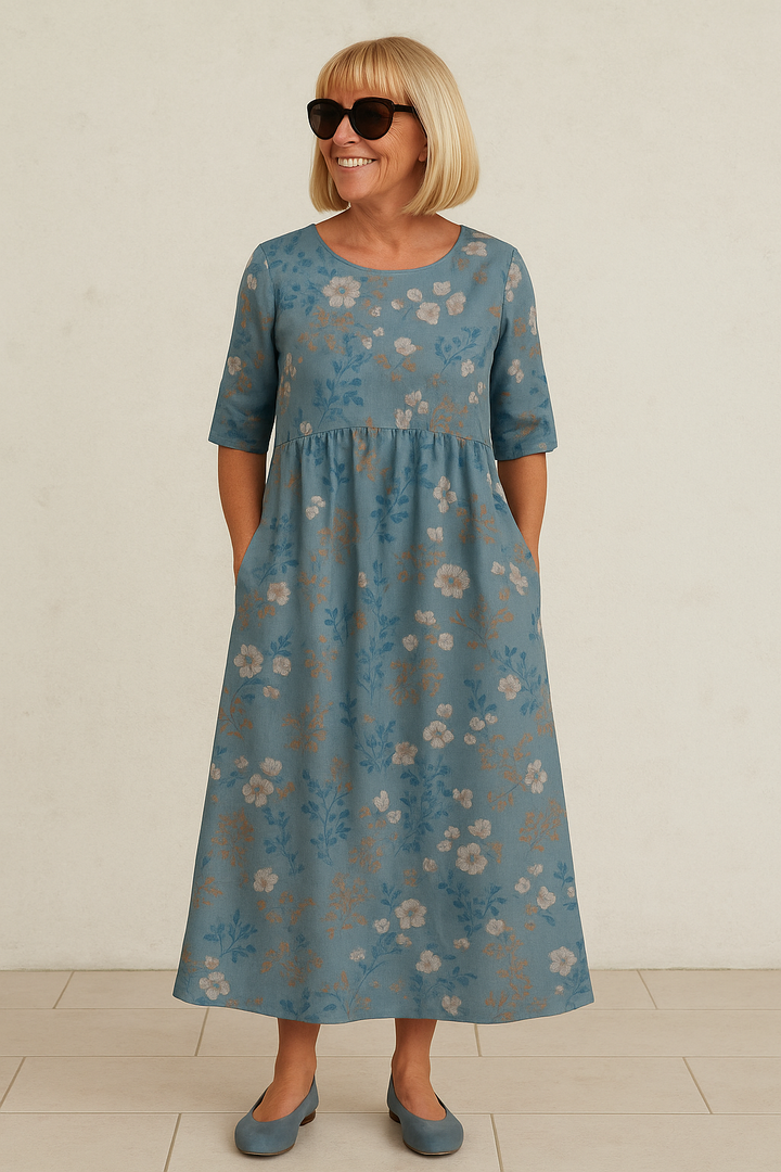 Leah | Midi Dress - Effortless Comfort