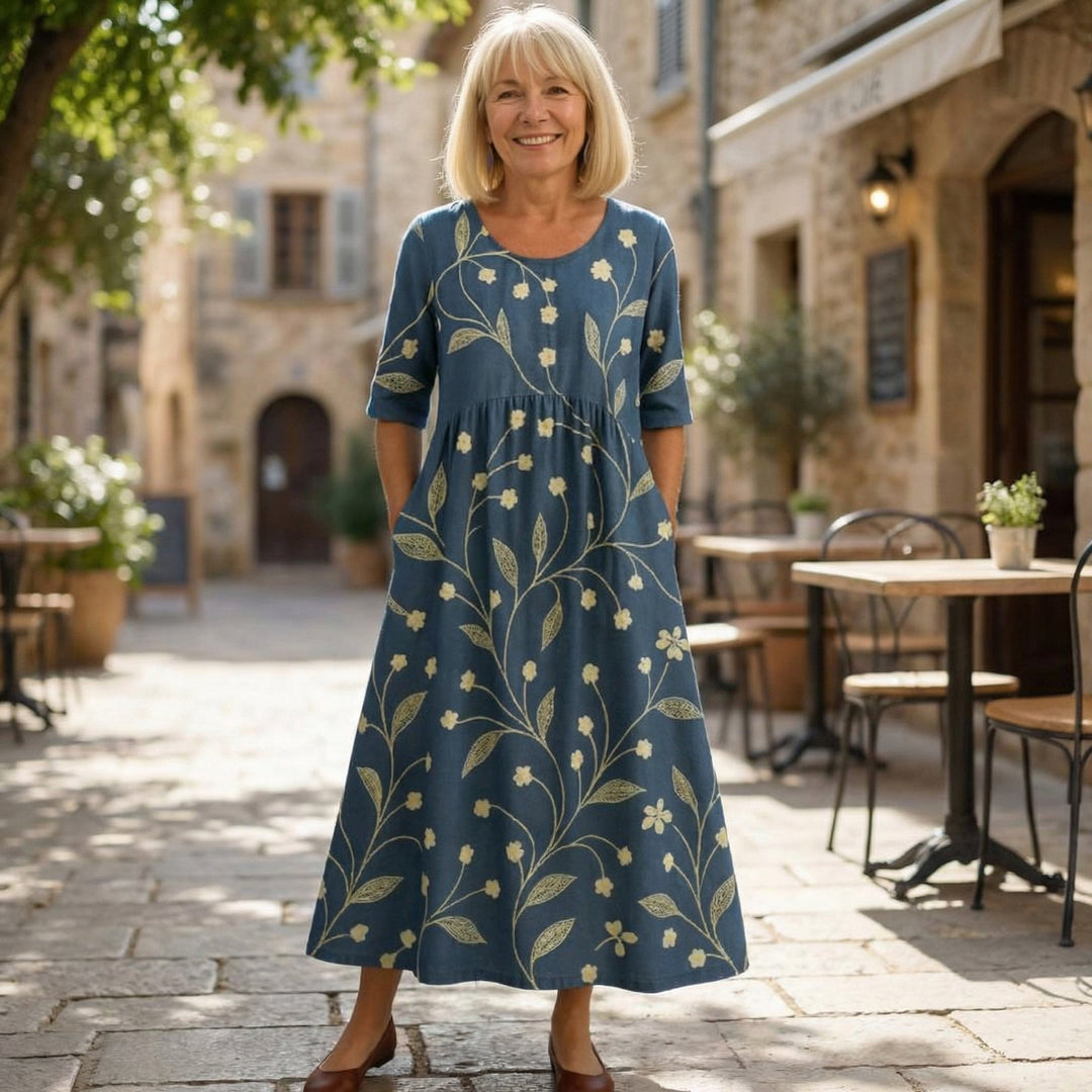 Leah | Midi Dress - Effortless Comfort