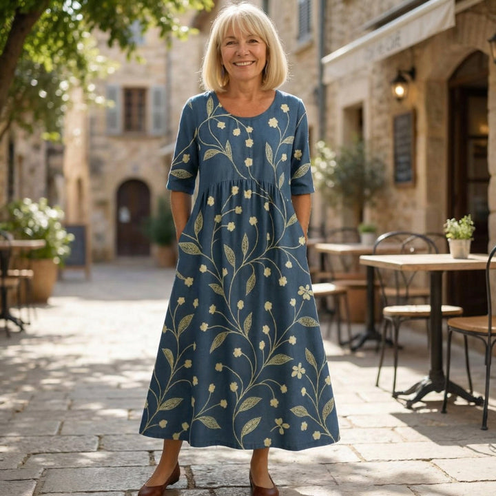 Leah | Midi Dress - Effortless Comfort