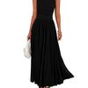 EMMIE™- Chic Sleeveless Ruched High-Waisted Maxi Dress