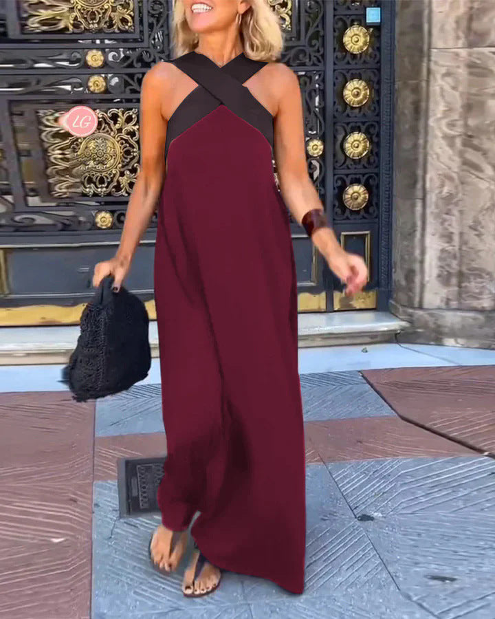 DANIELA | DRESS WITH CROSSED CUT