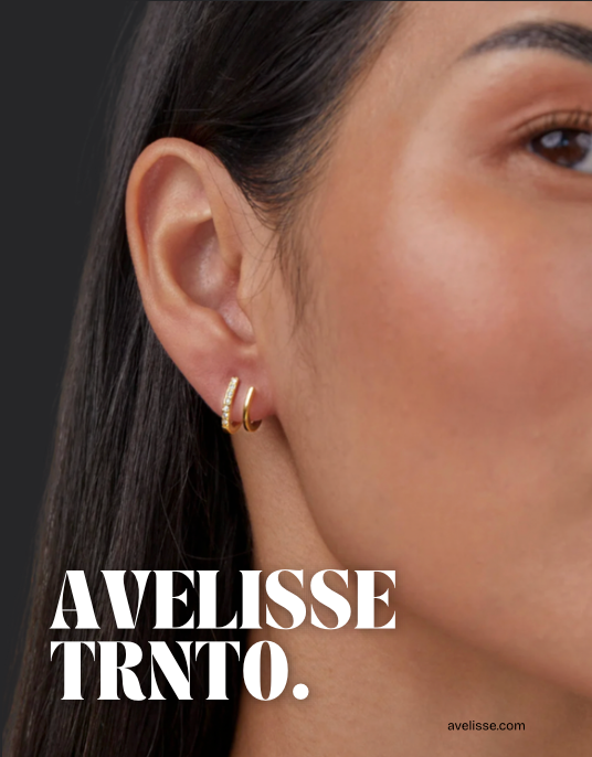 Avelisse Toronto — Crystalline Claw Earrings in 18K Gold