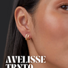 Avelisse Toronto — Crystalline Claw Earrings in 18K Gold