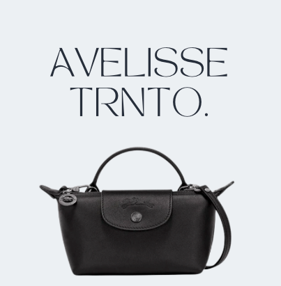 The Noir Mini — Leather Carry by Avelisse Toronto
