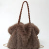 CHANEL™ - Versatile Plush Velvet Shoulder Tote Bag