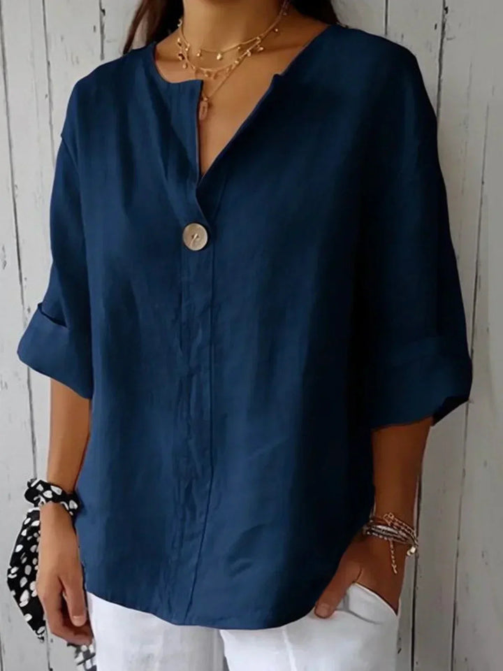Evelyn | Relaxed Linen Blouse