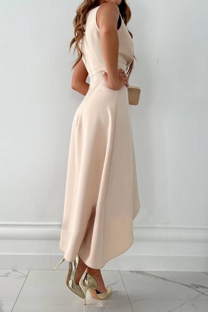 Nicole - Midi Wrap Dress with V-Neck