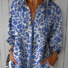 Frederikke | Blue Garden Blouse