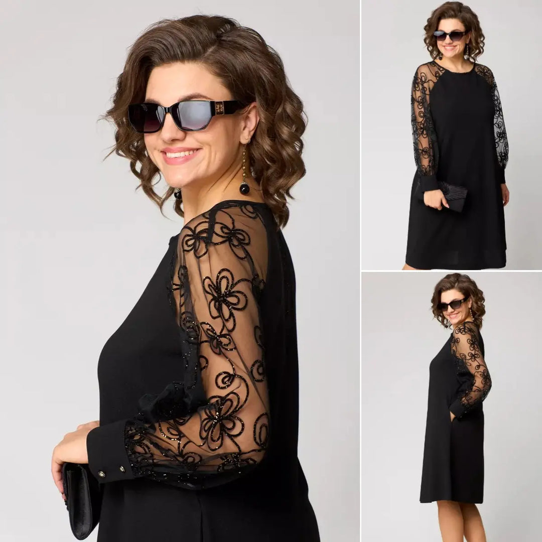 EMMA| Timeless Elegance Midi Dress