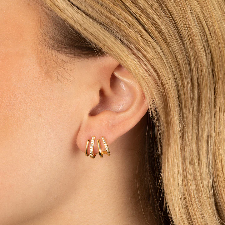 Giselle- Spiral Ear Cuff Earrings