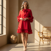 Heaven | Bold Ruffled Dress