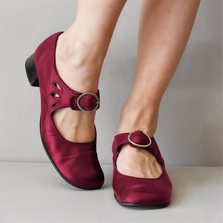Elena — Orthopedic Leather Flats by Avelisse Toronto