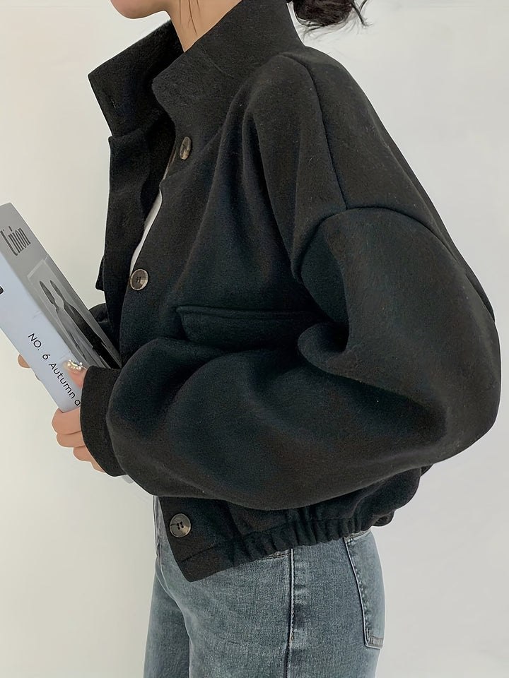 Stylish Cropped Utility Jacket