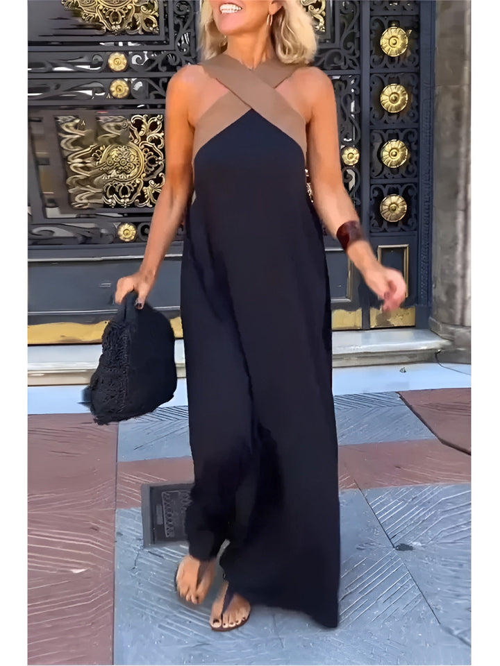 DANIELA | DRESS WITH CROSSED CUT
